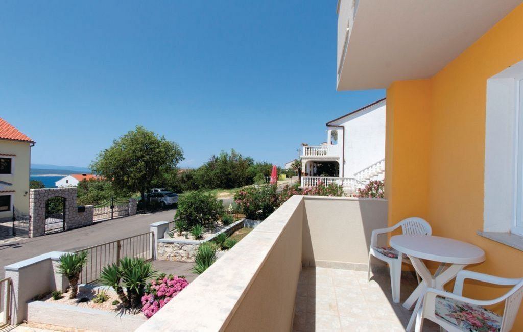 Terasa a výhled na moře z nemovitosti H1424 v Chorvatsku, Crikvenica.