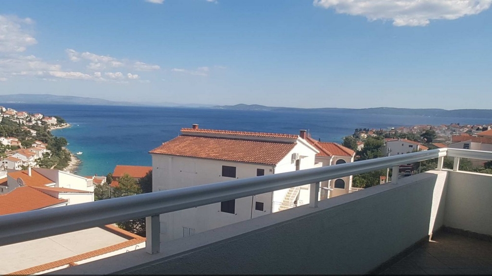 Pohled na koupaliště v regionu Trogir