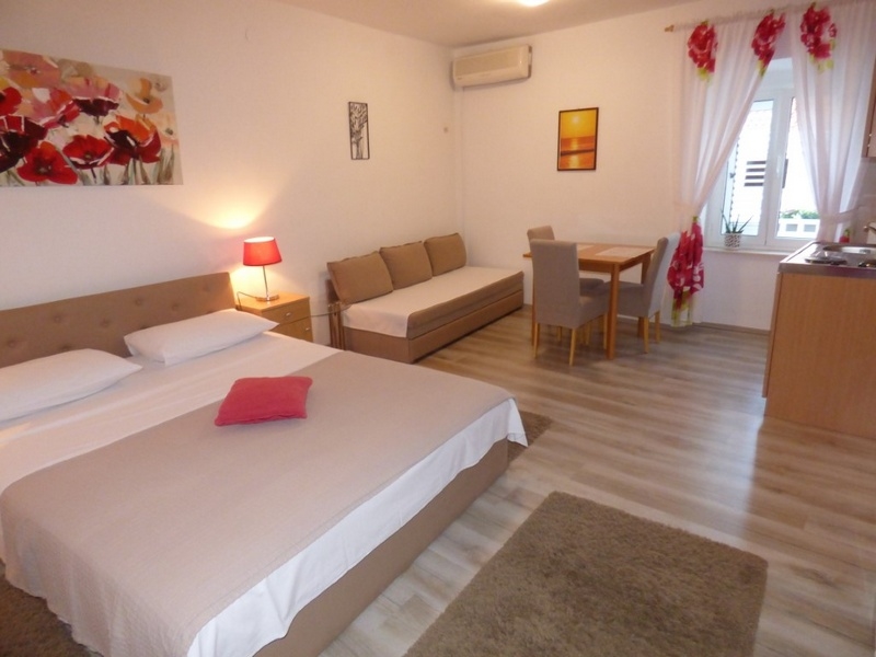 Pohled na byt v budově H1478 v Kašteli.