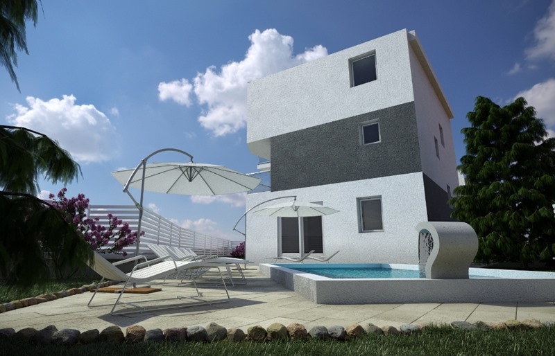 Kupte si vilu s bazénem a výhledem na moře v Chorvatsku – Panorama Scouting.