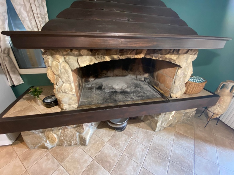 Gril na pozemku H1712 v Kozino, Chorvatsko - Panorama Scouting.