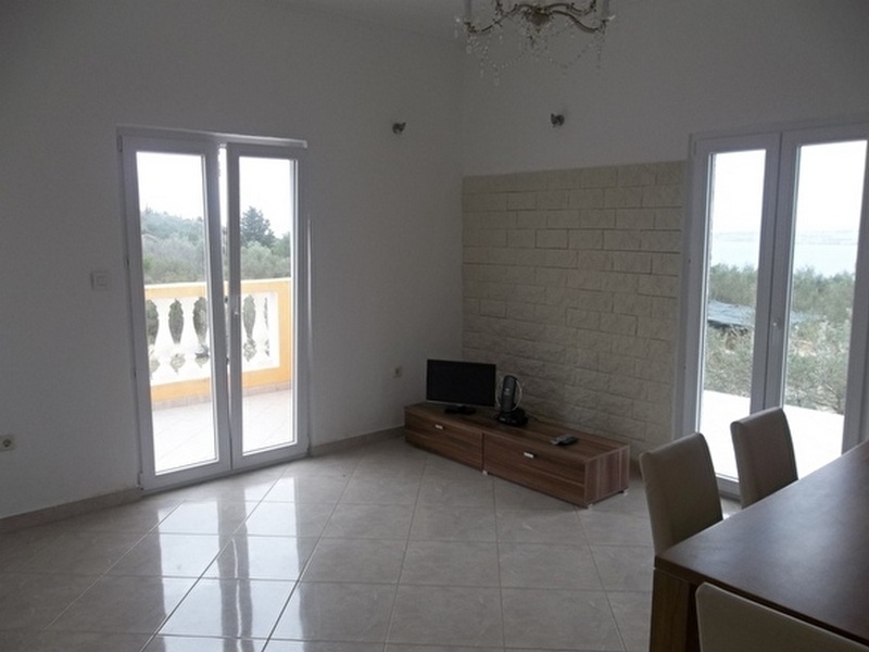 Obytná část s výhledem do zeleně.