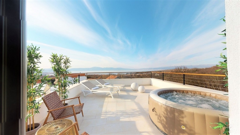 Moderní nemovitosti v Chorvatsku na prodej - Panorama Scouting H2125, Ostrov Krk.