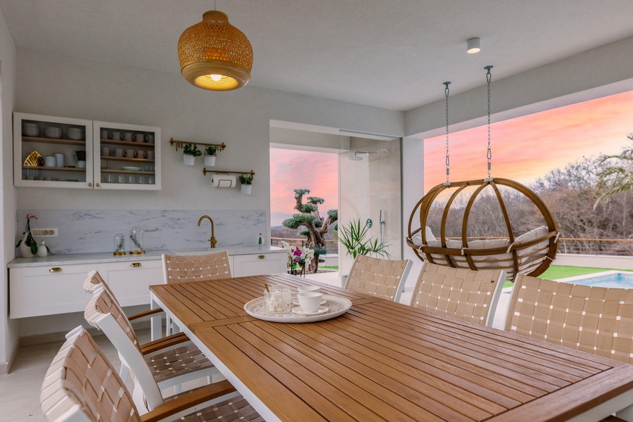 Terasa nemovitosti H2125, která je na prodej v Chorvatsku v regionu Ostrov Krk - Panorama Scouting.