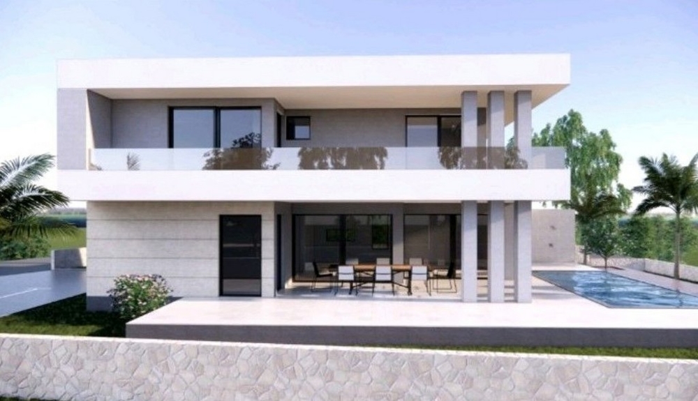 Nová vila na ostrově Krk v Chorvatsku - Panorama Scouting. H2469.