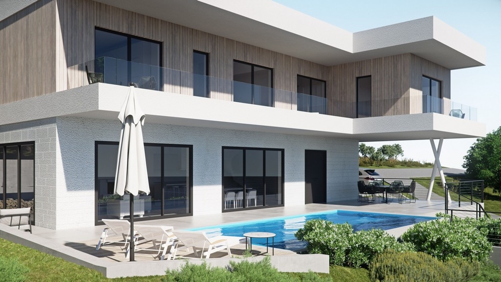 Terasa a balkon s panoramatickým výhledem na moře