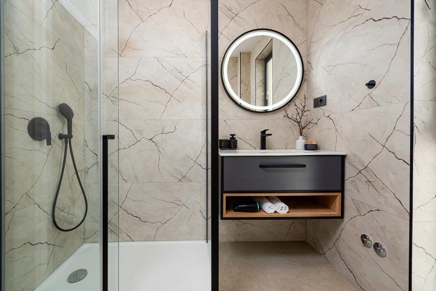 Moderní koupelna v novostavbě