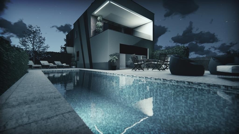 Luxusní řadový dům s wellness