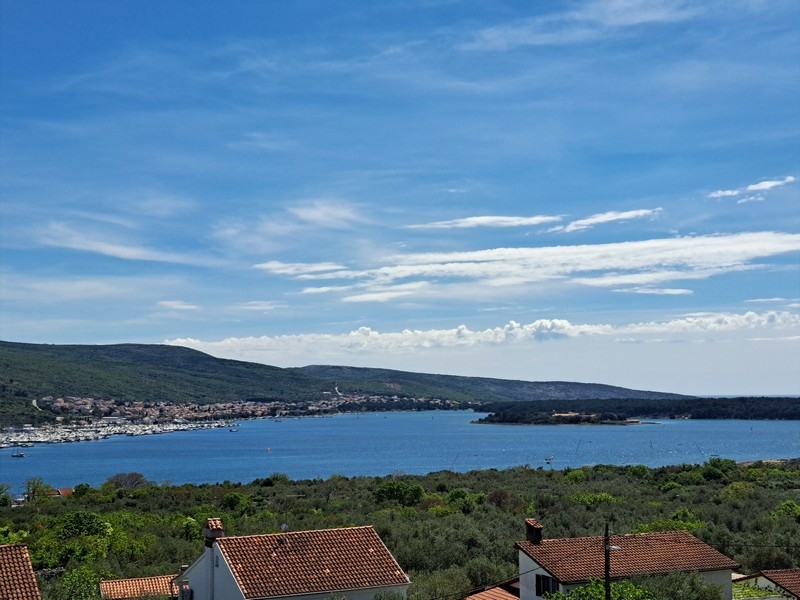 Výhled na moře nemovitosti H2595, ostrov Krk, Chorvatsko.