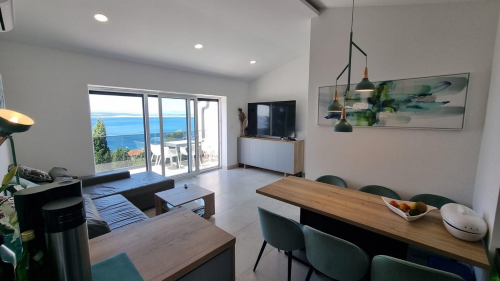 Obytná plocha s výhledem na moře - nemovitost H2607 v Chorvatsku.