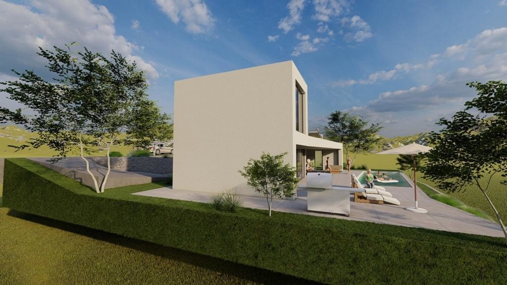 Luxusní vila s bazénem a výhledem na moře na prodej v Chorvatsku - Panorama Scouting H2663.