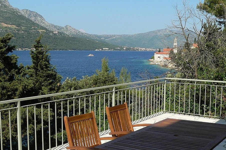 Výhled na moře z terasy H2685 - Objekt Panorama Scouting Chorvatsko.