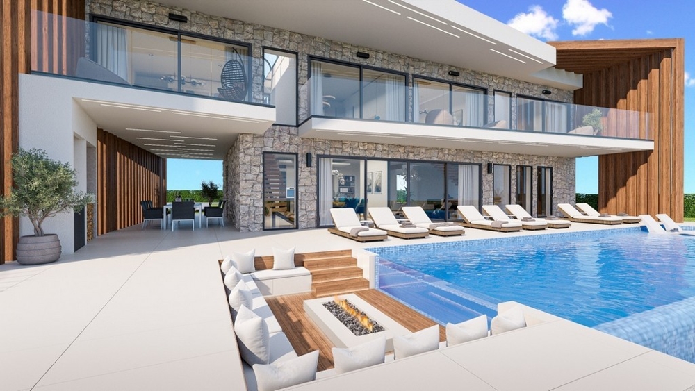 Nemovitosti s výhledem na moře na Istrii - Panorama Scouting H2713.