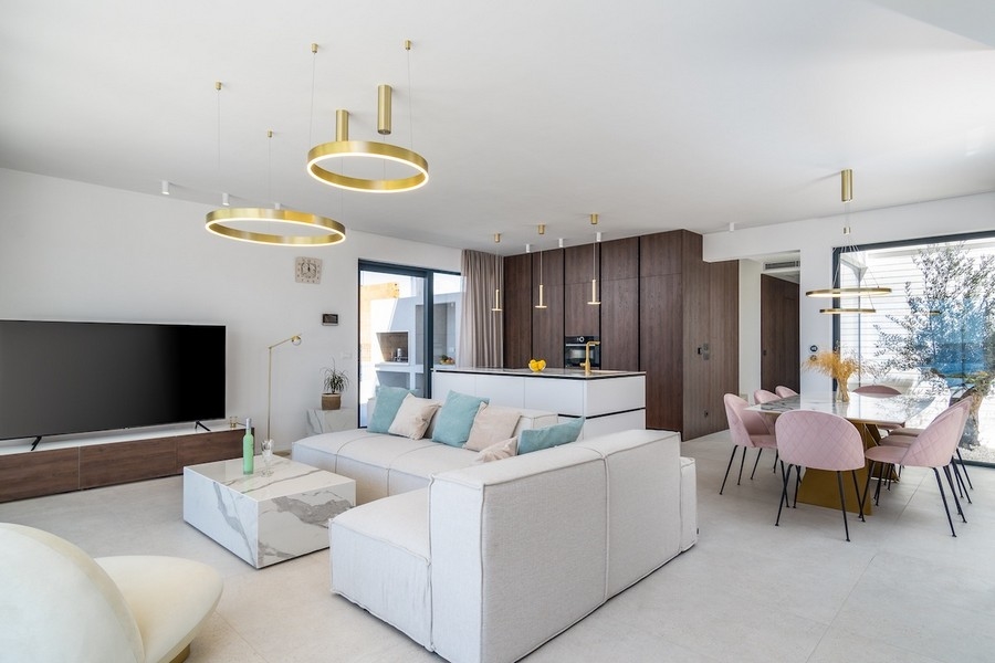 Světlé pokoje a otevřený koncept