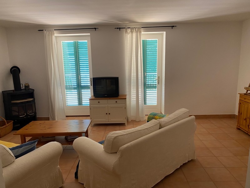 Pohled na ložnici v podkroví.