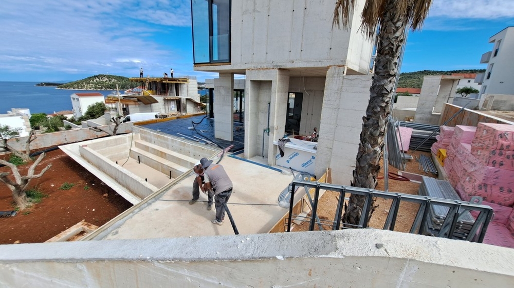 Nová vila s výhledem na moře na prodej v Chorvatsku - realitní makléř: Panorama Scouting.