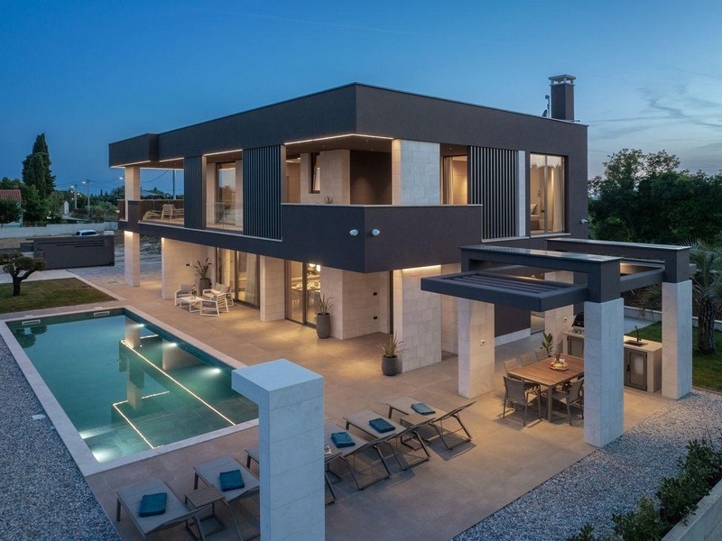 Luxusní vila na Istrii na prodej - Panorama Scouting Chorvatsko H3426.