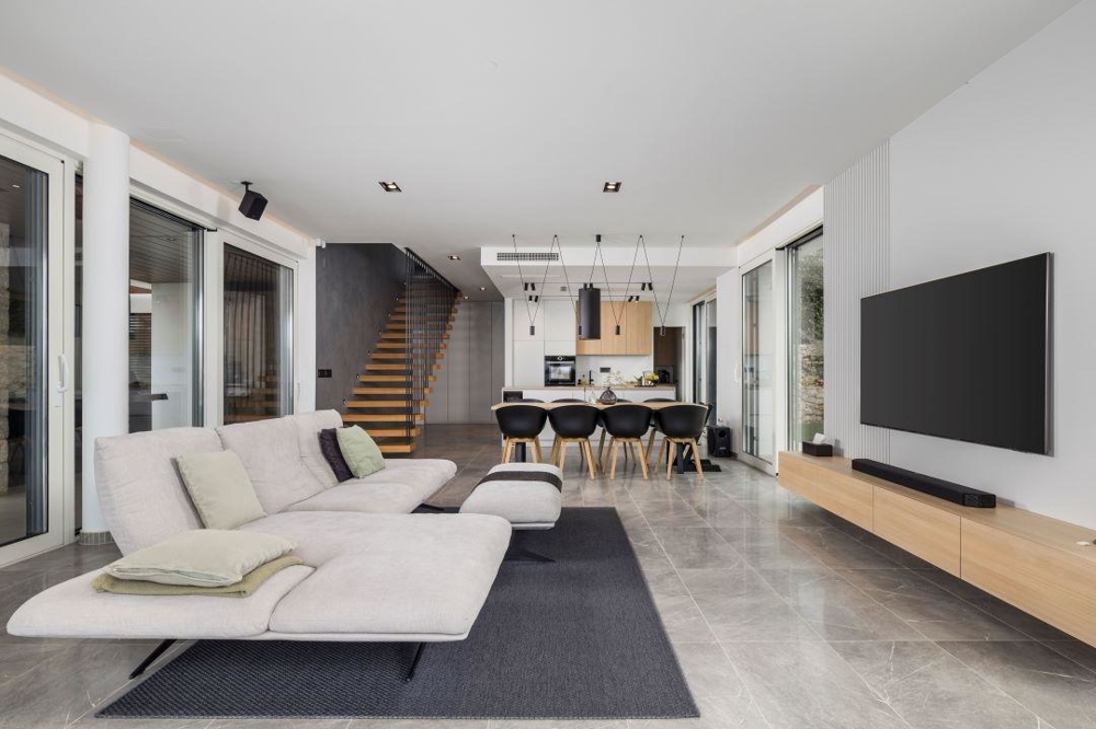 Moderní obývací pokoj.