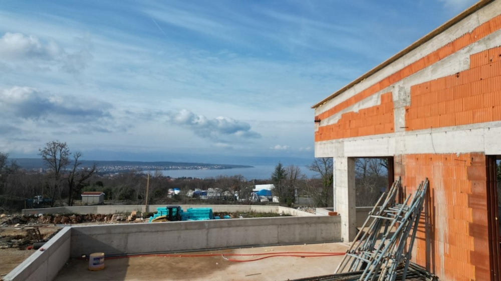 Shell jedné z vil H3472 na ostrově Krk v Chorvatsku.