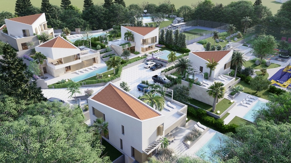 Kupte si moderní luxusní vily v oblasti na ostrově Krk v Chorvatsku - Panorama Scouting H3472.