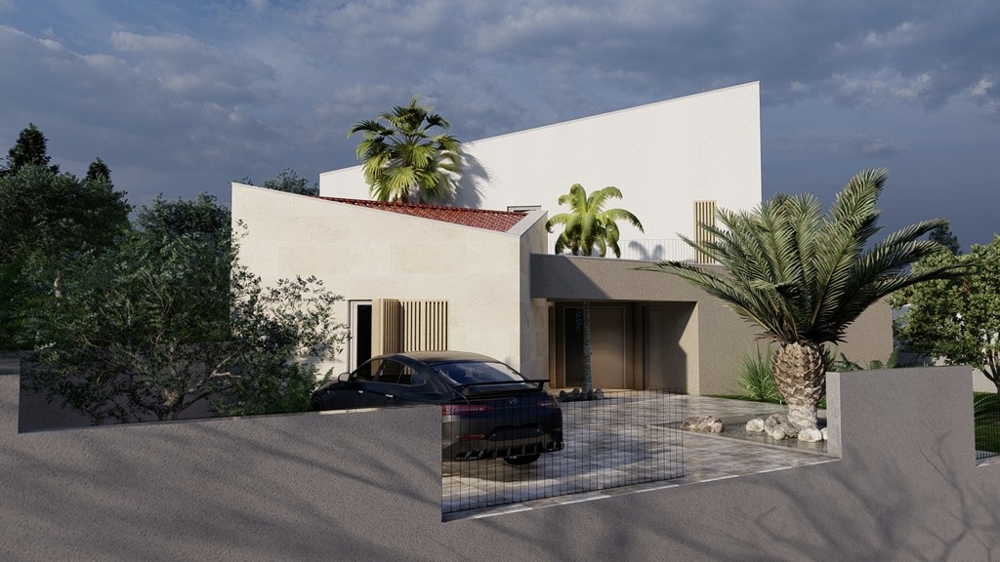 Přístup k vile H3473 v Chorvatsku poblíž Malinska.