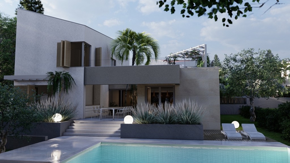 Prodám dům s bazénem Chorvatsko - Panorama Scouting H3476.