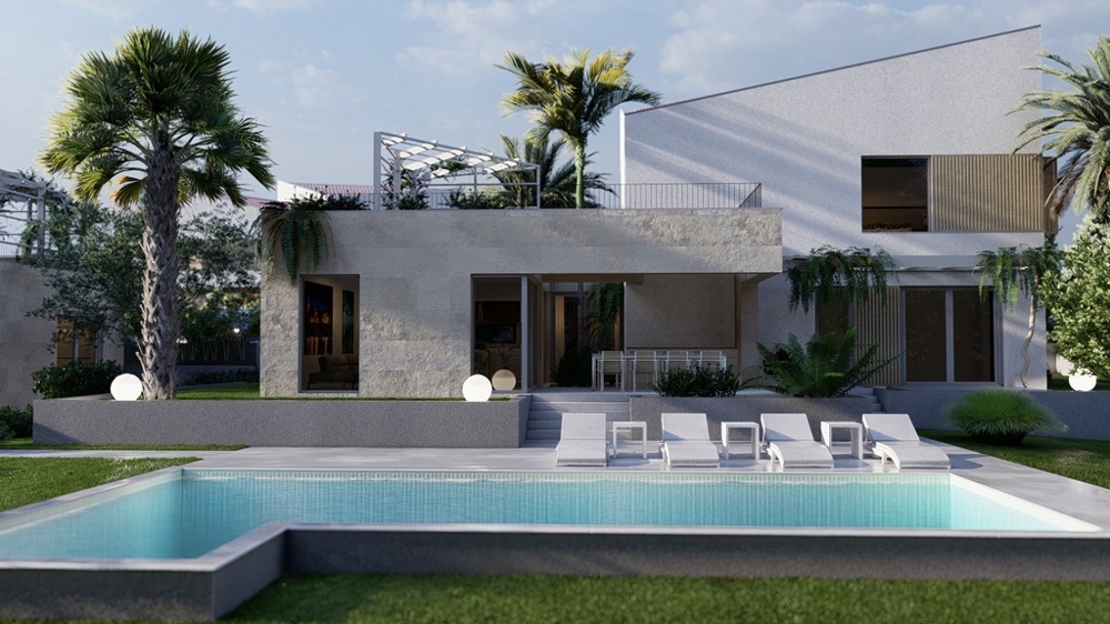 Kupte si moderní vilu na ostrově Krk v Chorvatsku.