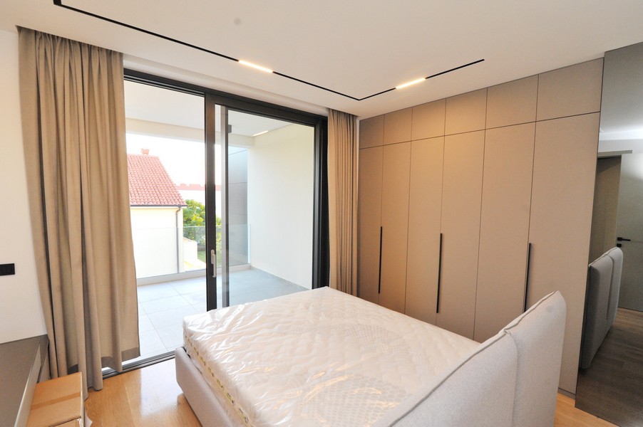 Ložnice se vstupem na terasu