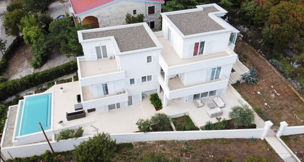 Dům u moře v Chorvatsku.