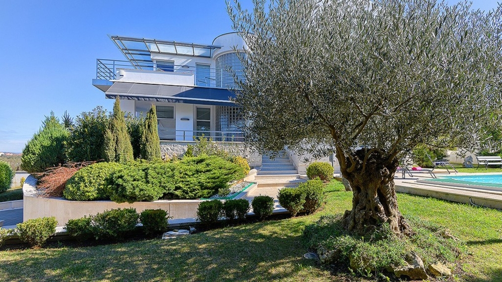 Vila se zahradou, olivovníkem a bazénem nedaleko Puly