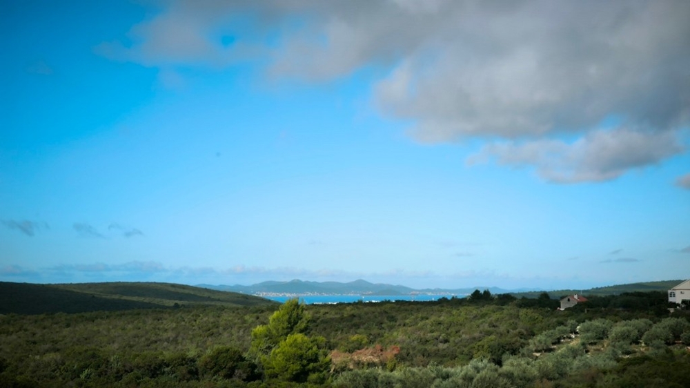 Výhled na moře z vily H3691,m na prodej nedaleko Zadaru.