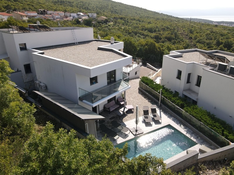 Moderní luxusní vila H3703 na prodej v Chorvatsku - Panorama Scouting.