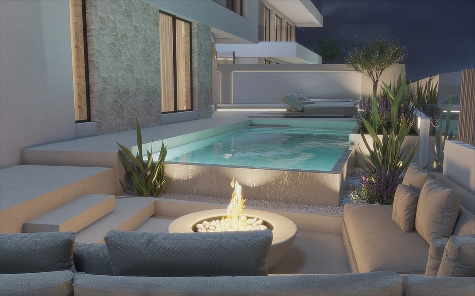 Ohniště a posezení u nemovitosti H3723.