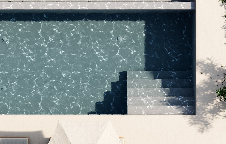 Bazén vily H3797 u Labinu v Chorvatsku - Panorama Scouting.