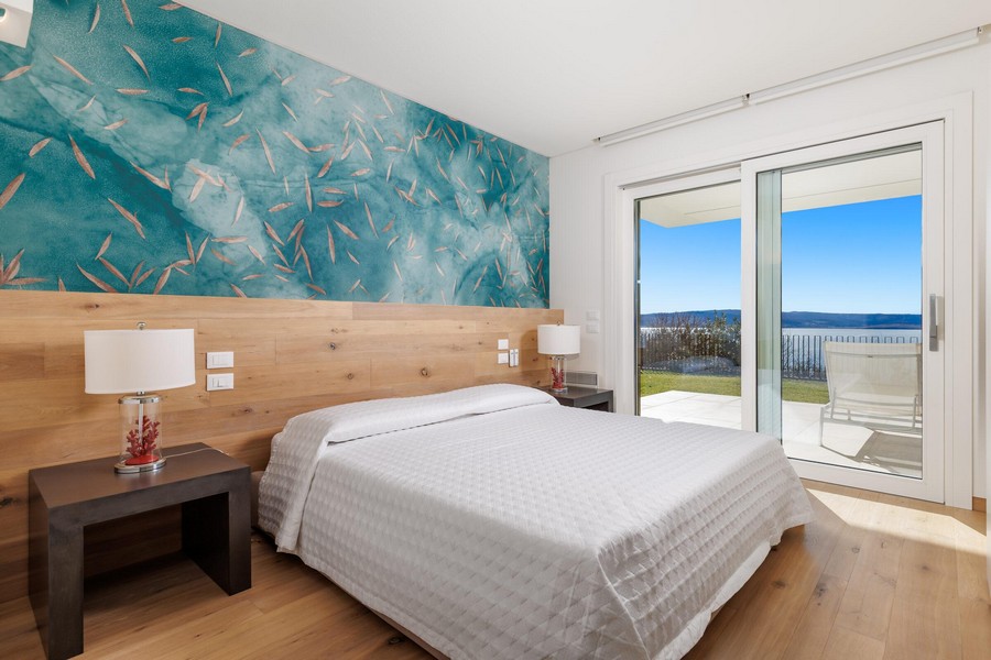 Ložnice se vstupem na terasu