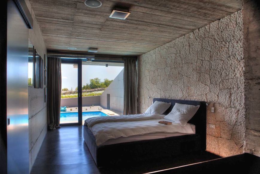 Ložnice nemovitosti H385 v Chorvatsku, ostrov Krk.