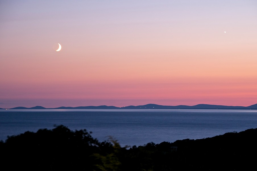 Večerní výhled na moře z nemovitosti H3859