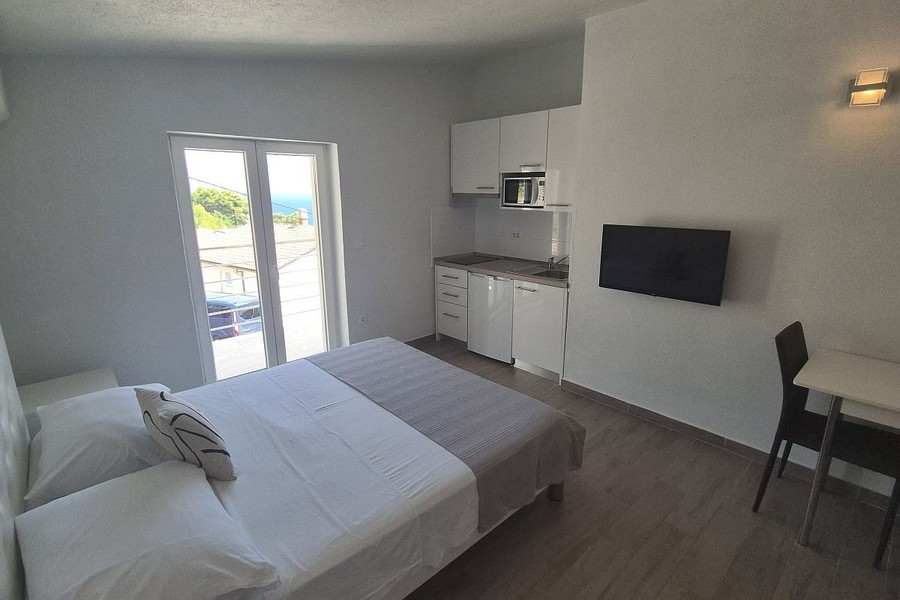 Studiový apartmán s výhledem na moře a balkonem