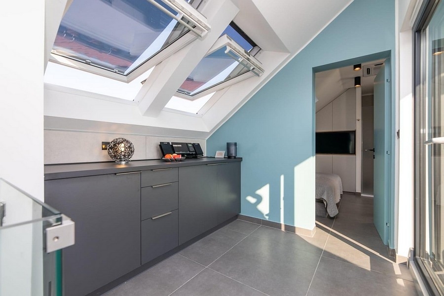 Zařízená kuchyně bytové jednotky