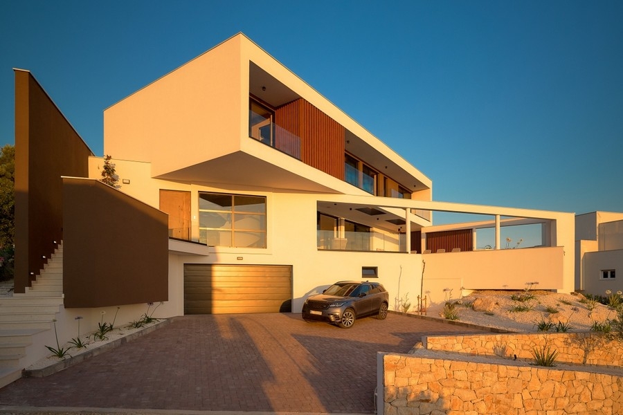 Moderní luxusní vila s garáží v Primoštenu v Chorvatsku