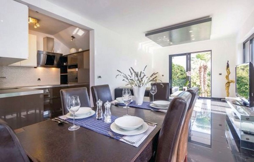 Špičková vila vlastní třídy v Opatiji v Chorvatsku.