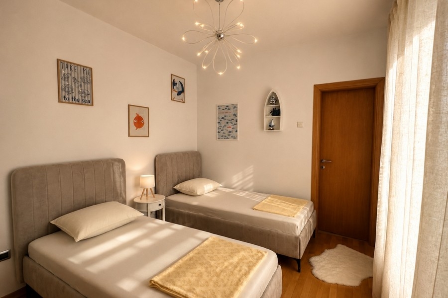 Druhá ložnice se dvěma samostatnými lůžky