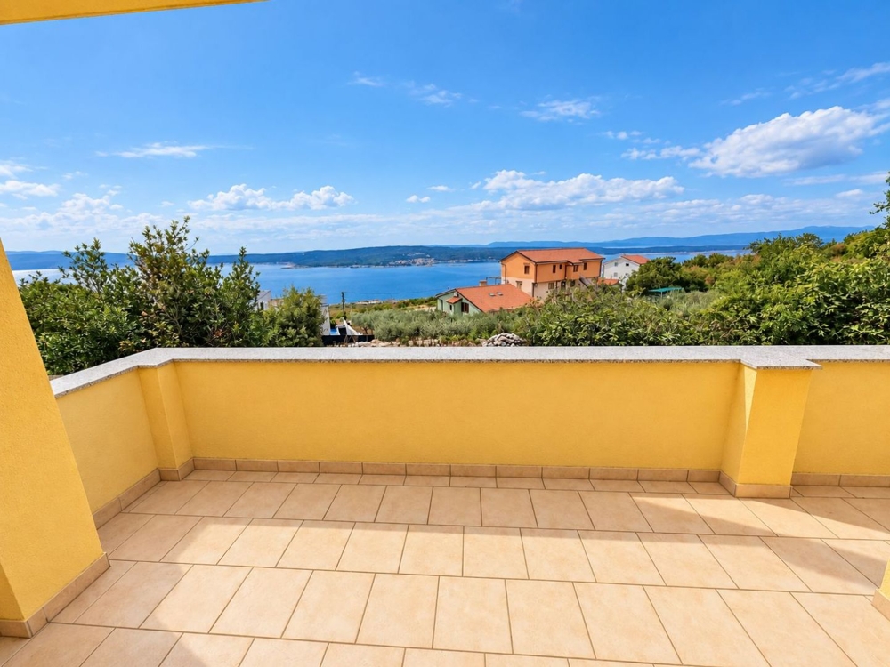 Terasa s panoramatickým výhledem na Kvarnerský záliv
