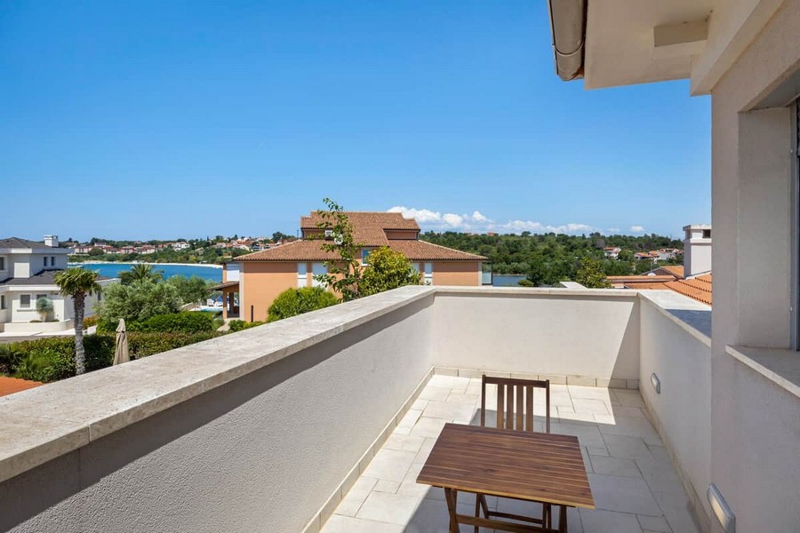 Balkon s výhledem na moře
