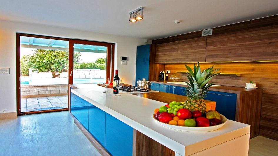 Kuchyně Villa H622, která je na prodej na Brači.